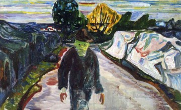 el asesino 1910 Edvard Munch Expresionismo Pinturas al óleo